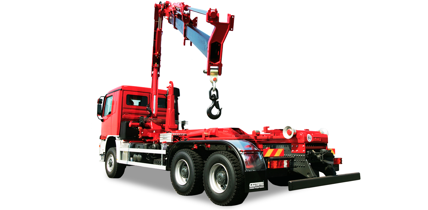 Hydraulic loading cranes