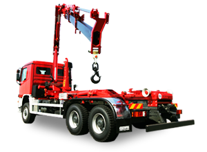 Hydraulic loading cranes